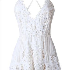 Lace Romper NWOT